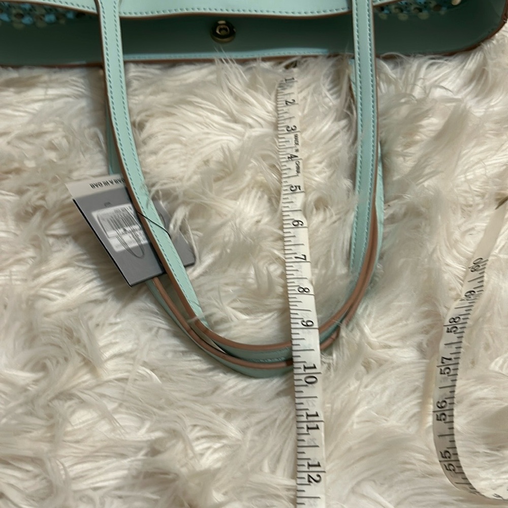 NWT, NANETTE LEPORE Mint Green Tote Bag - Picture 11 of 11